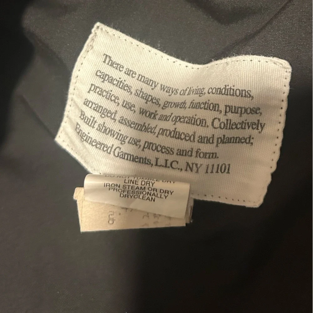 Engineered Garments Fatigue Pants Size Medium New York